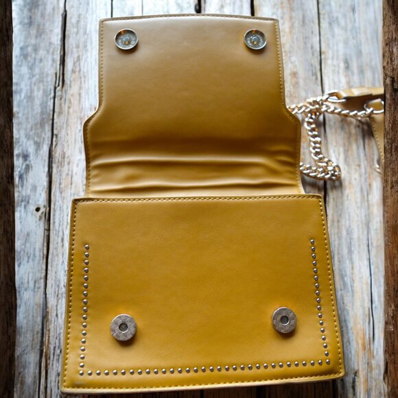 NPBAG Plain Spruce Yellow Crossbody Trendy Insect Purse Casual Fall Boho - Picture 5 of 12